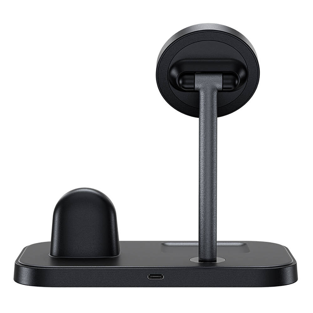 Benks W16 3in1 Telefon&Akıllı Saat&Kulaklık Kablosuz Şarj Standı - 2 Benks W16 3in1 Telefon&Akıllı Saat&Kulaklık Kablosuz Şarj Standı - 2